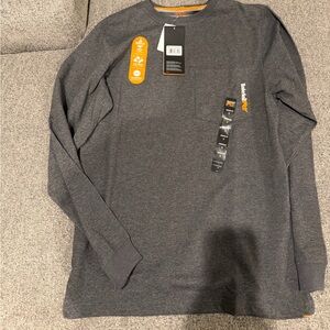 Men's Timberland Pro Gray Long Sleeve Shirt